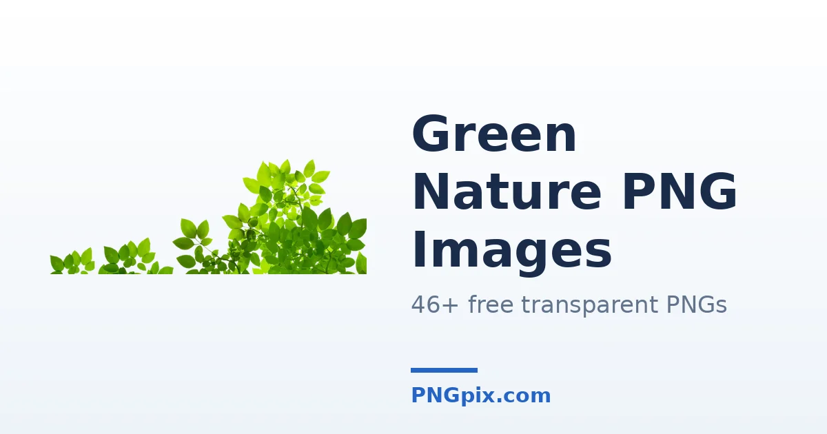 Green Nature PNG images