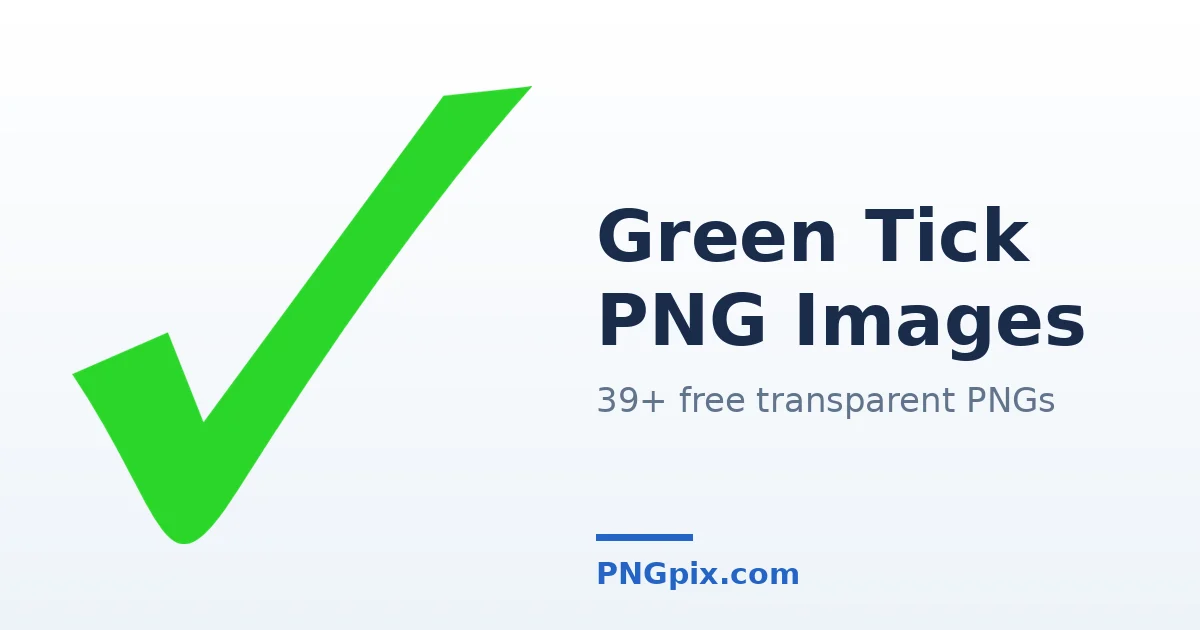 Green Tick PNG images