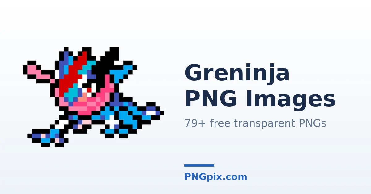Greninja PNG images