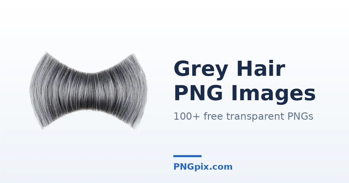Grey Hair PNG images