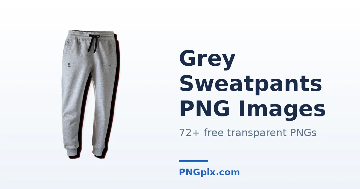 Grey Sweatpants PNG images