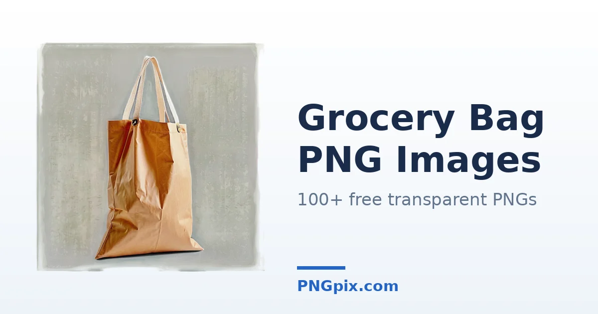 Grocery Bag PNG images