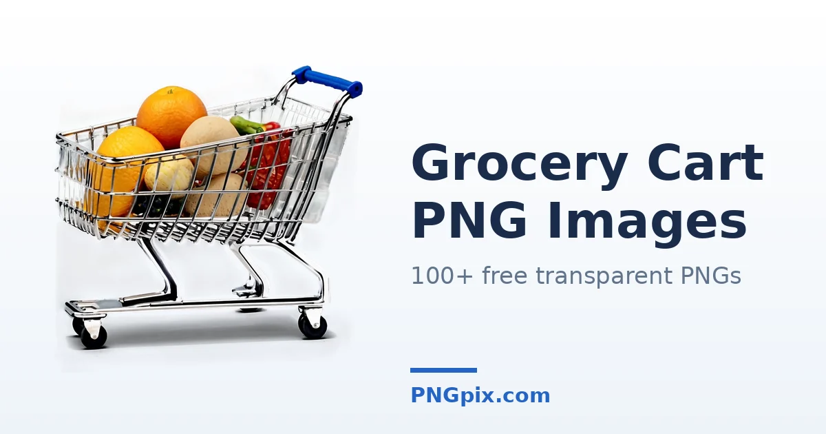 Grocery Cart PNG images