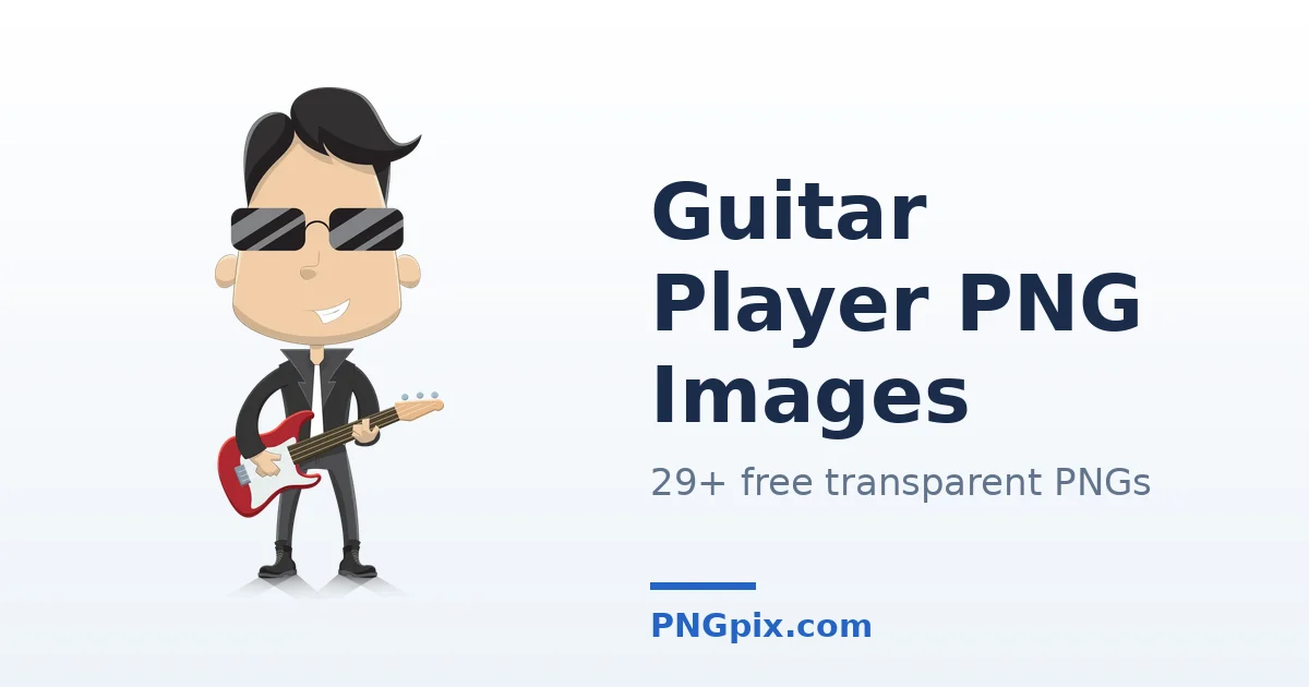 Guitar Player PNG images