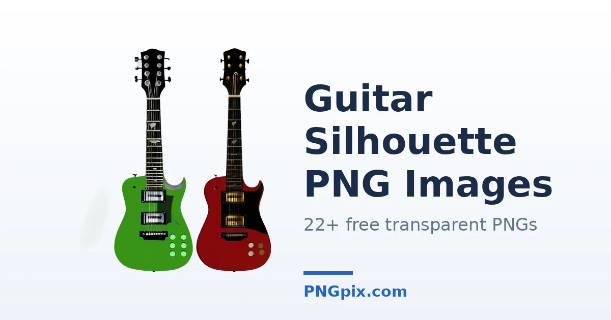 Guitar Silhouette PNG images