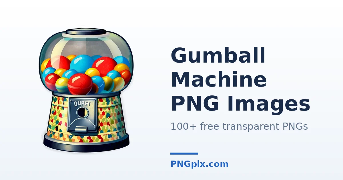 Gumball Machine PNG images