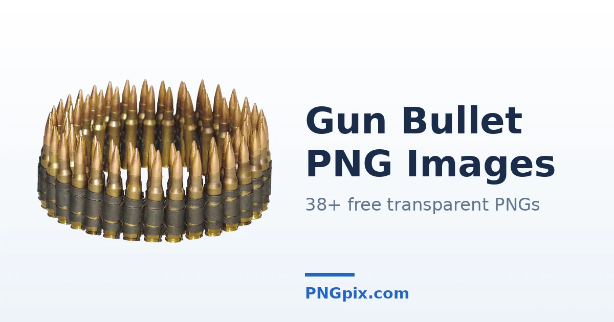 Gun Bullet PNG images