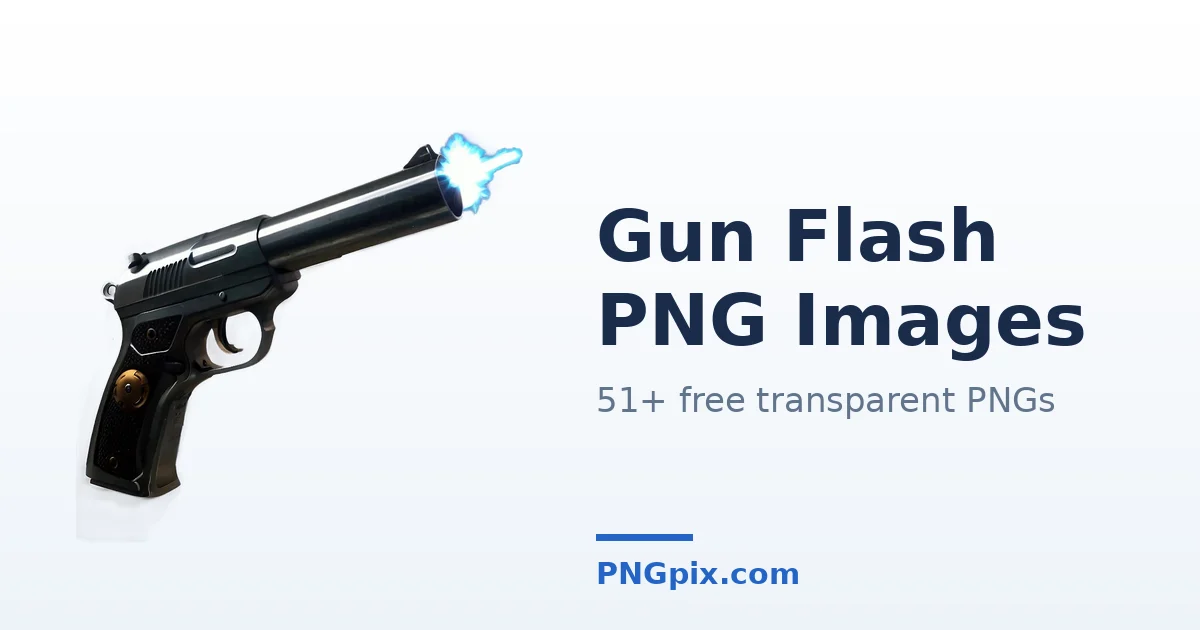 Gun Flash PNG images