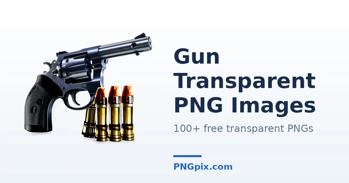Gun Transparent PNG images