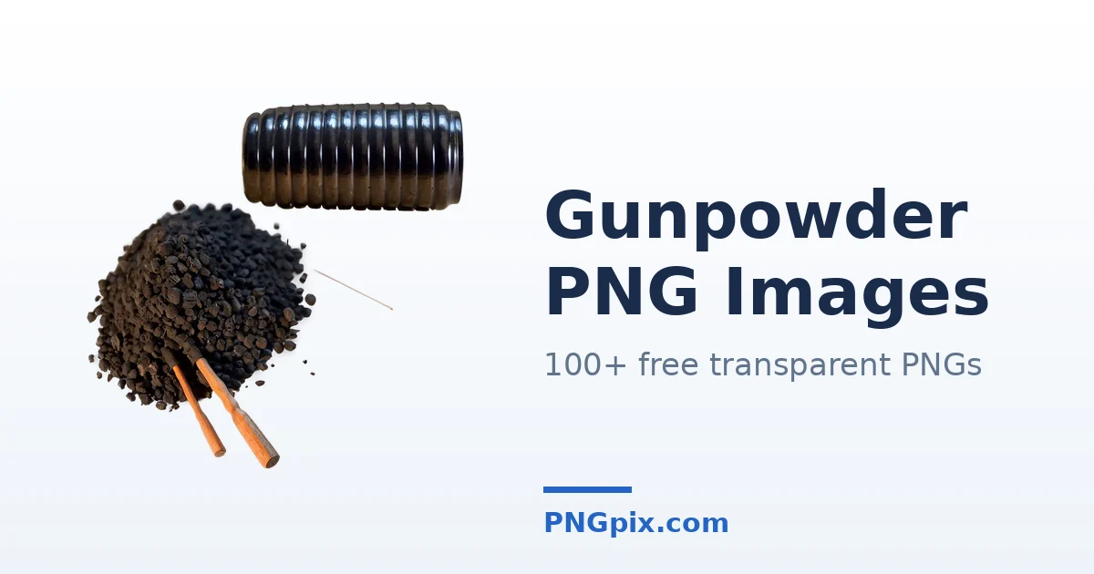 Gunpowder PNG images
