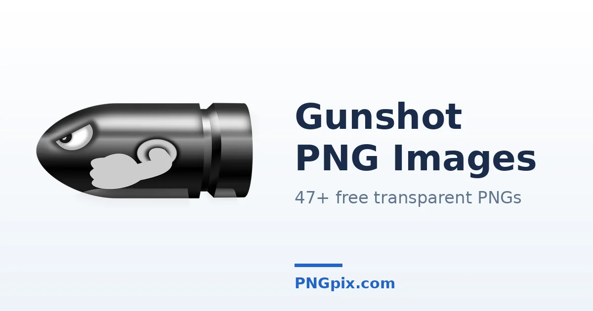 Gunshot PNG images