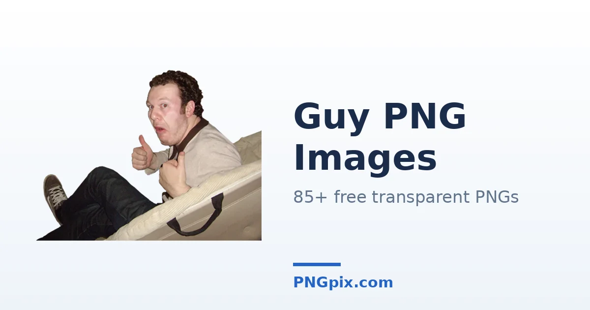 Guy PNG images
