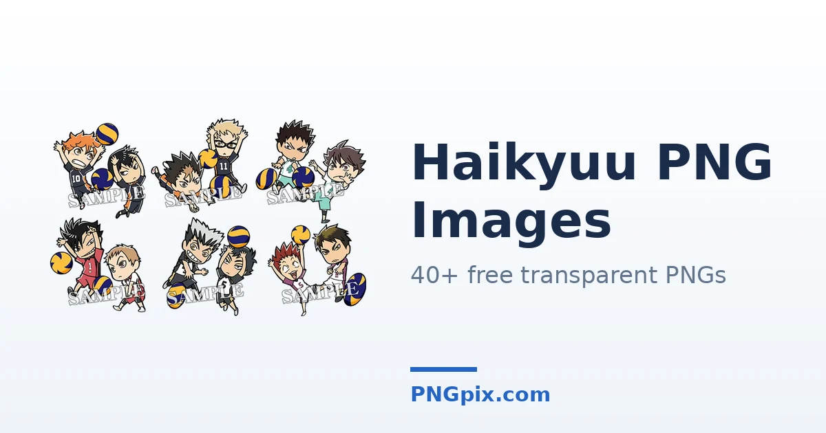 Haikyuu PNG images