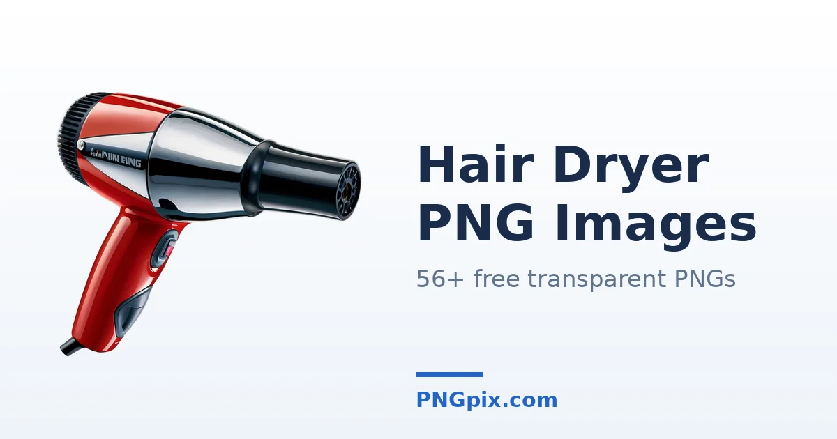 Hair Dryer PNG images