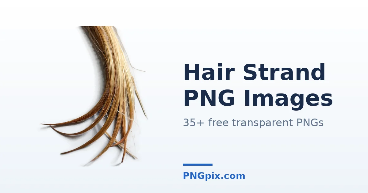 Hair Strand PNG images