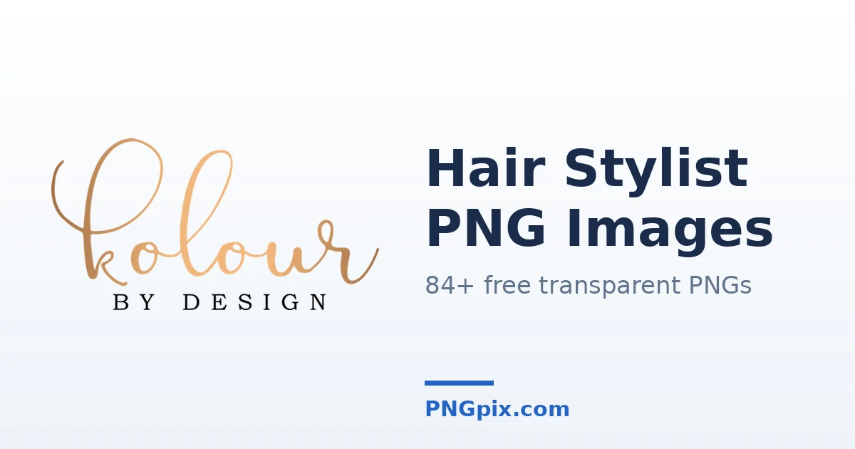 Hair Stylist PNG images