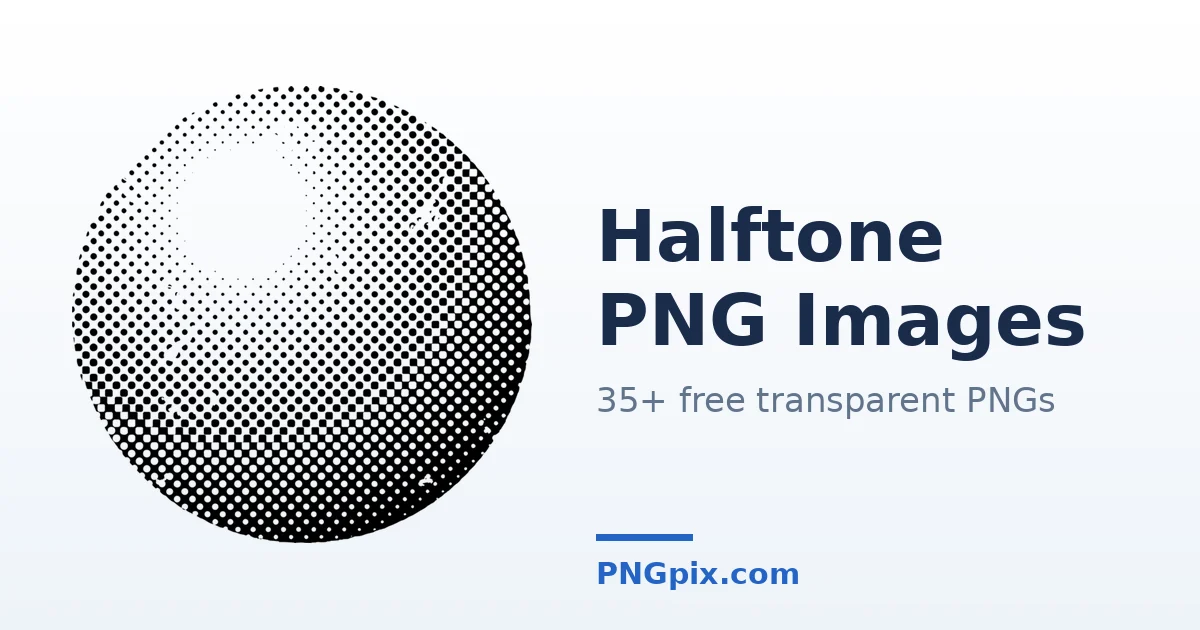 Halftone PNG images