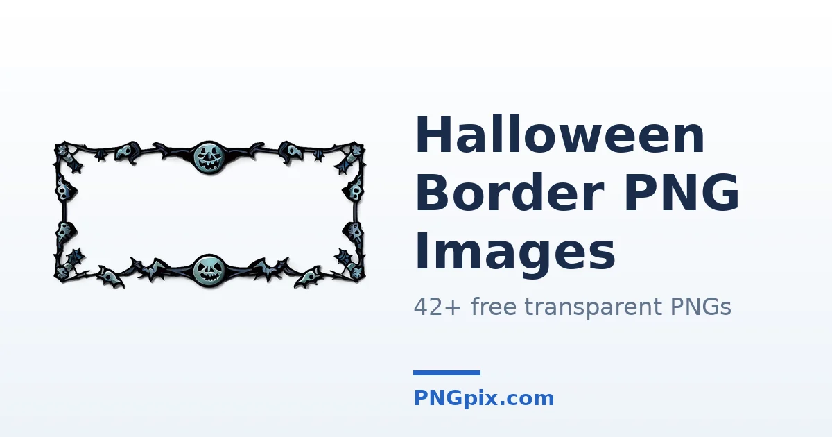 Halloween Border PNG images