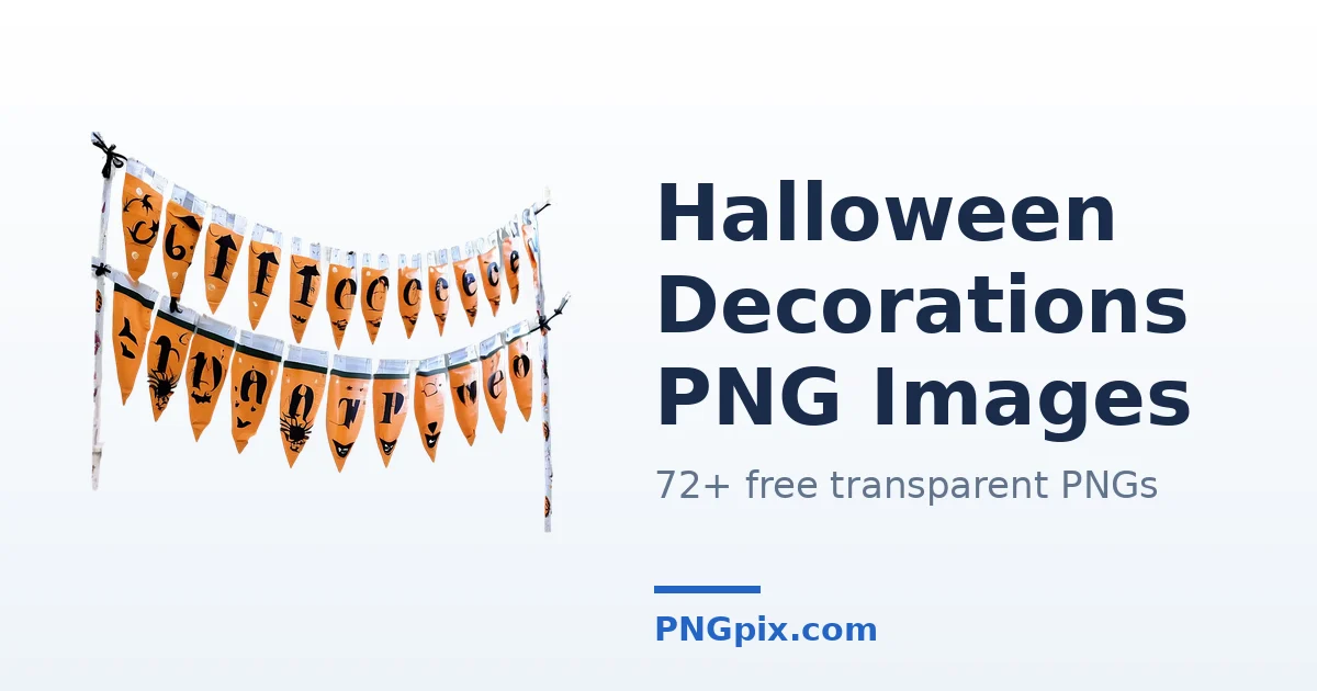 Halloween Decorations PNG images