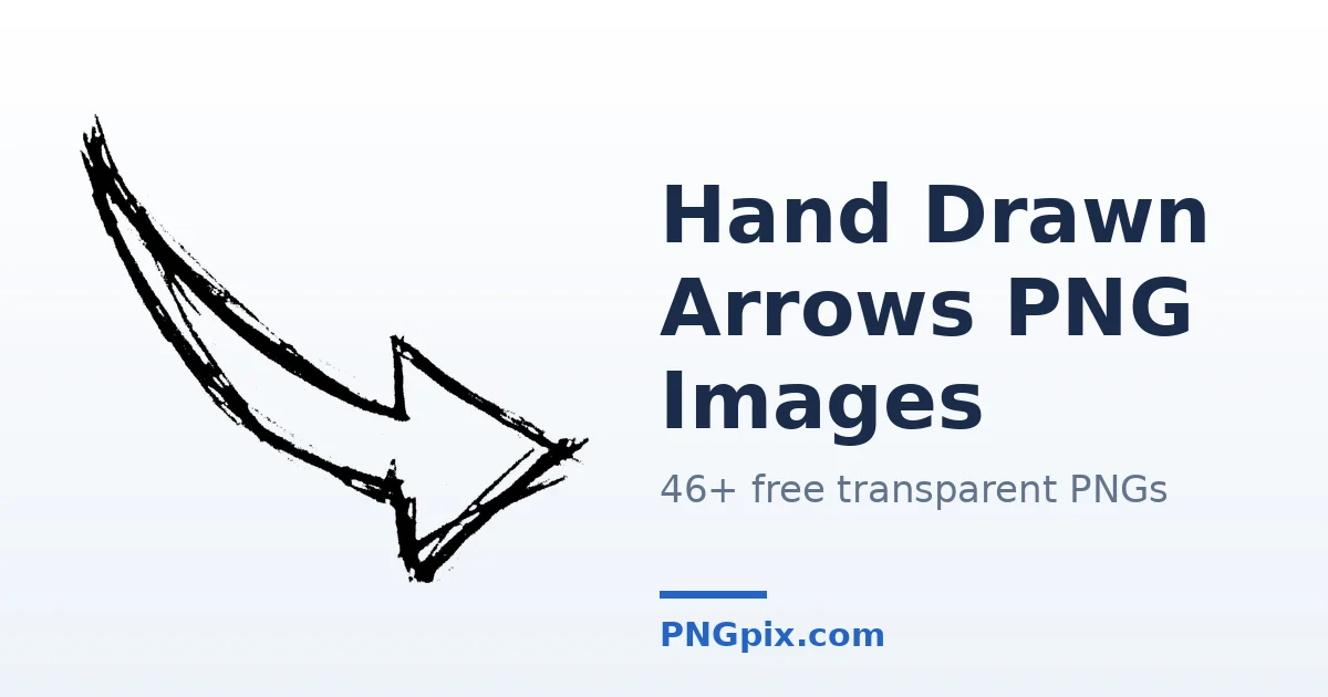 Hand Drawn Arrows PNG images