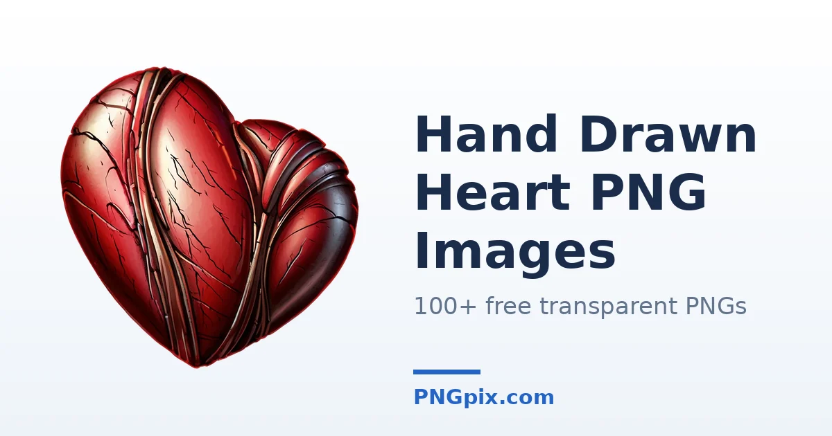 Hand Drawn Heart PNG images