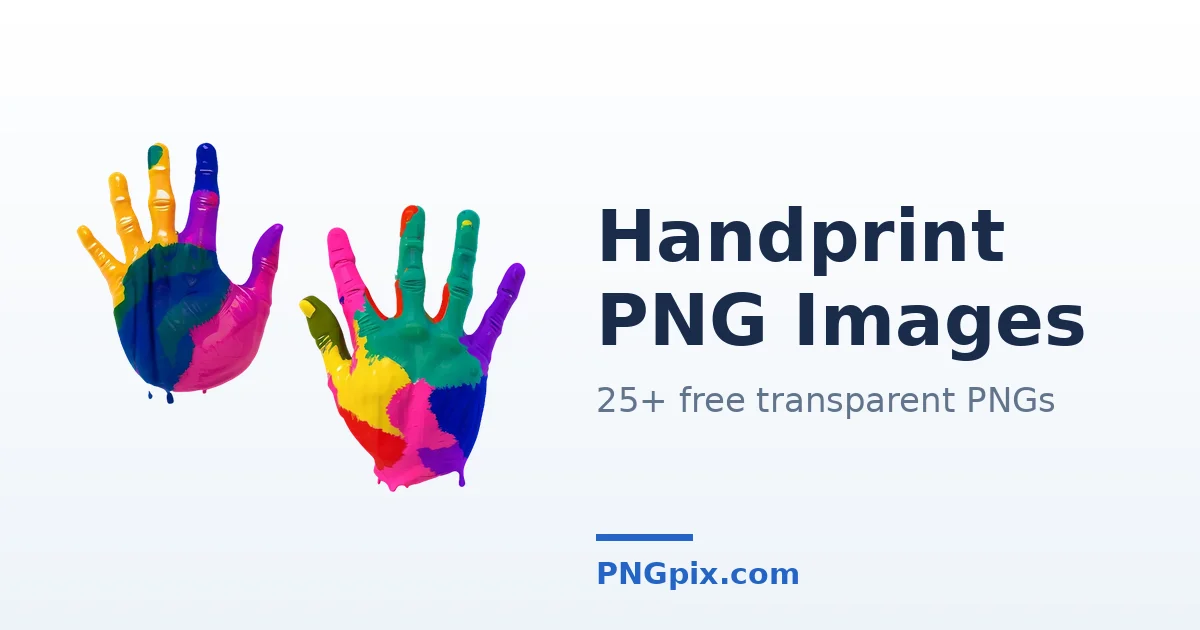 Handprint PNG images