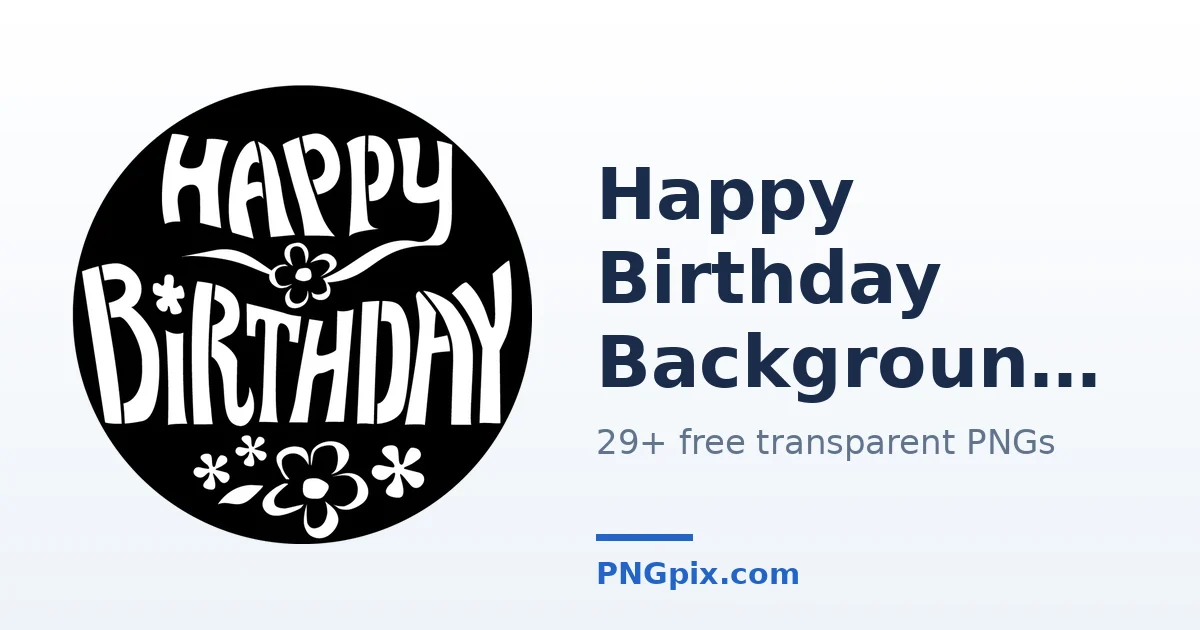 Happy Birthday Background Images PNG images