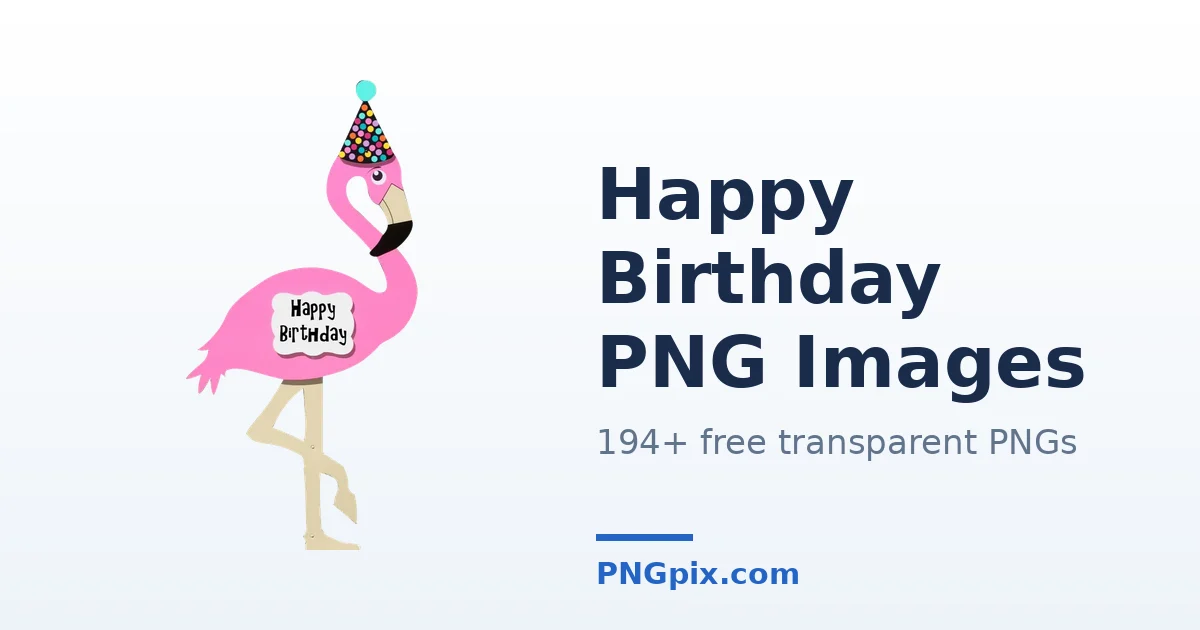 Happy Birthday PNG images