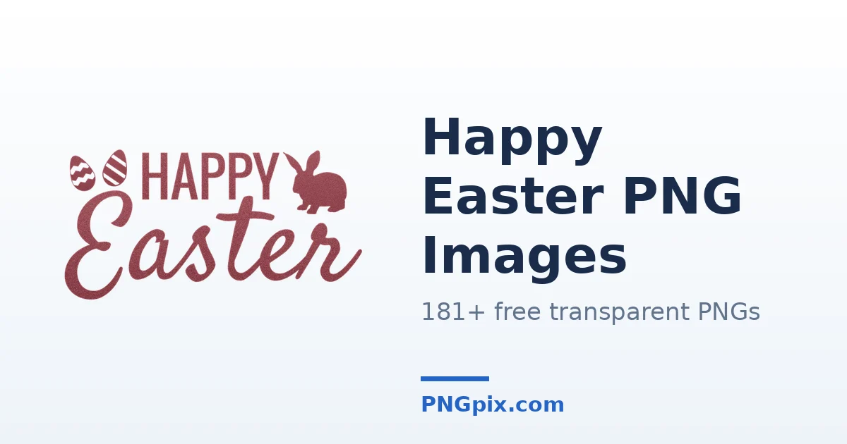 Happy Easter PNG images
