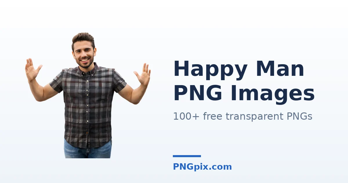 Happy Man PNG images
