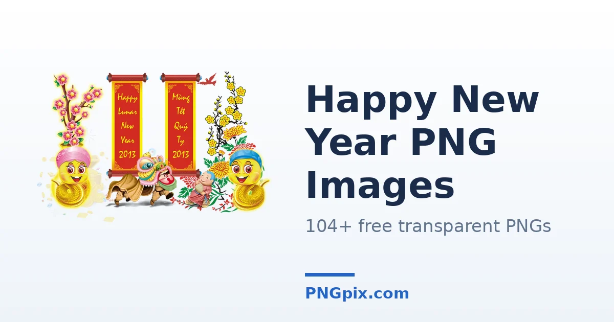 Happy New Year PNG images