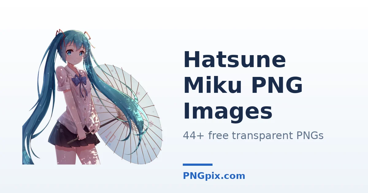 Hatsune Miku PNG images