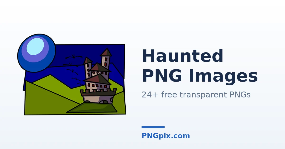 Haunted PNG images