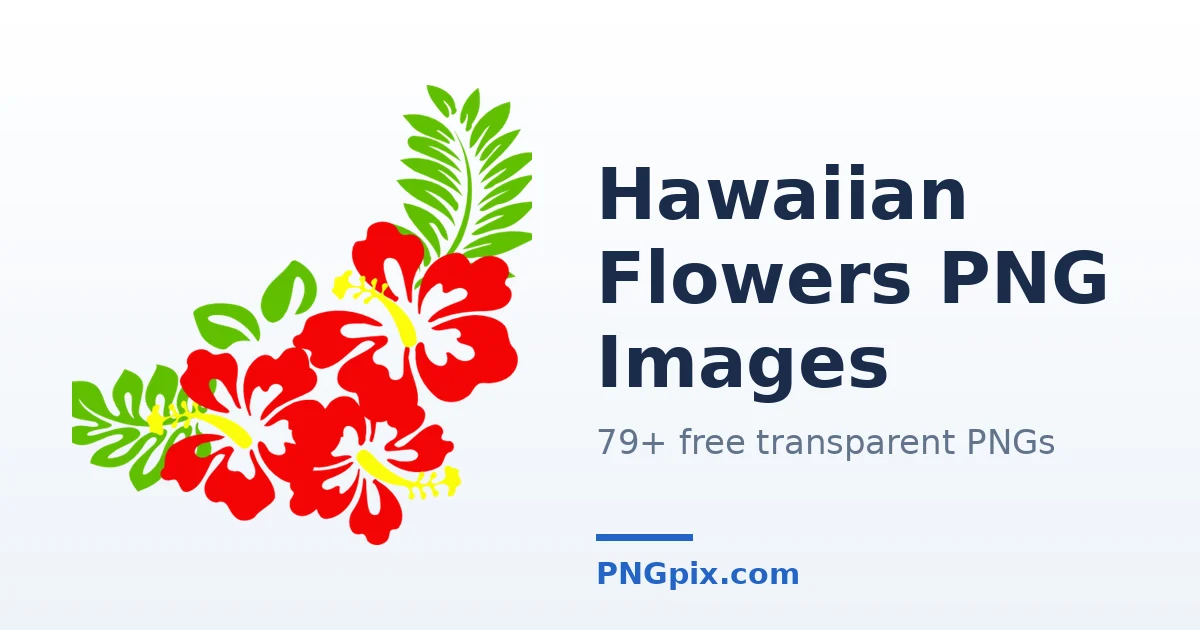 Hawaiian Flowers PNG images