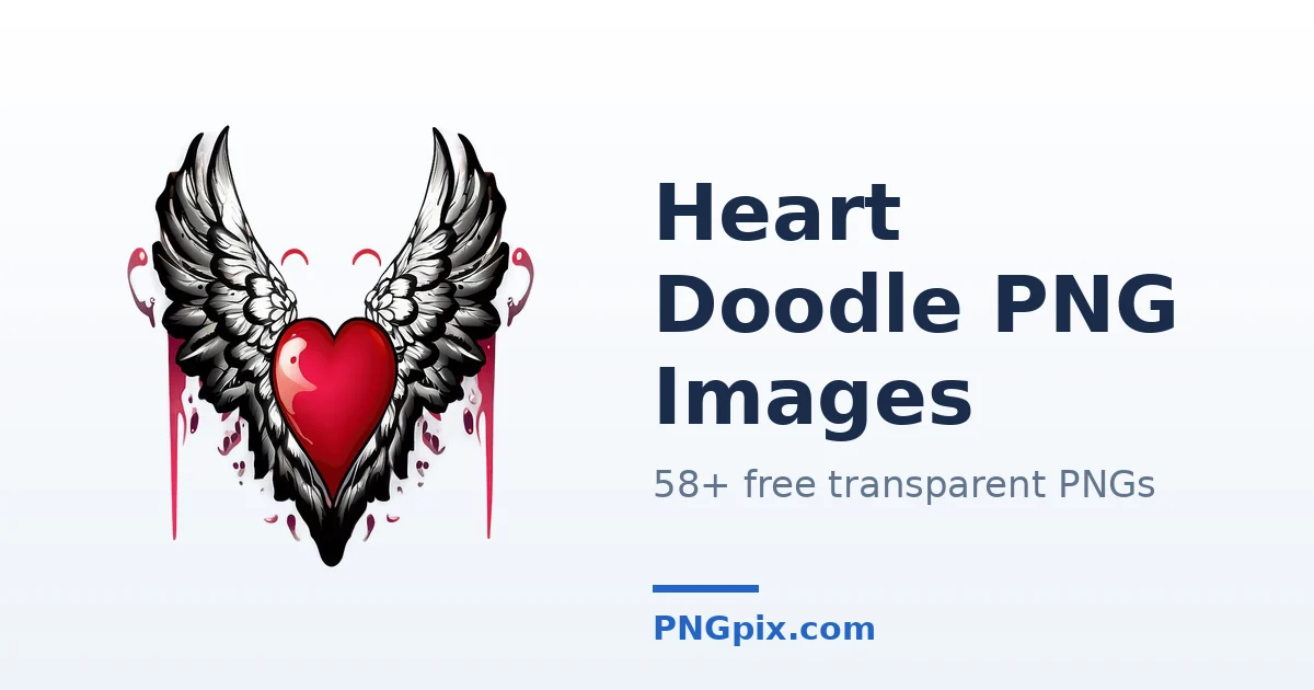 Heart Doodle PNG images
