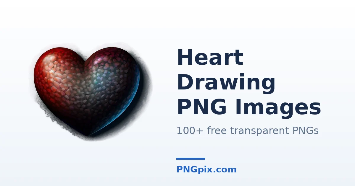 Heart Drawing PNG images