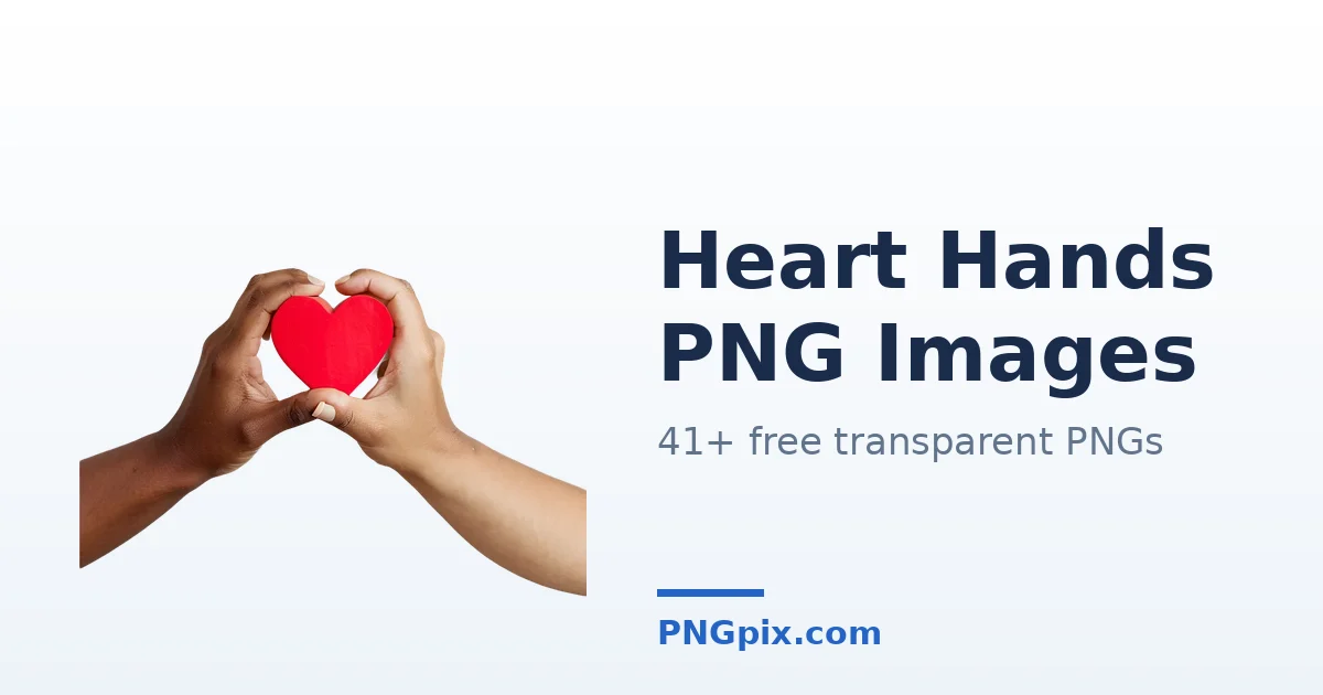 Heart Hands PNG images