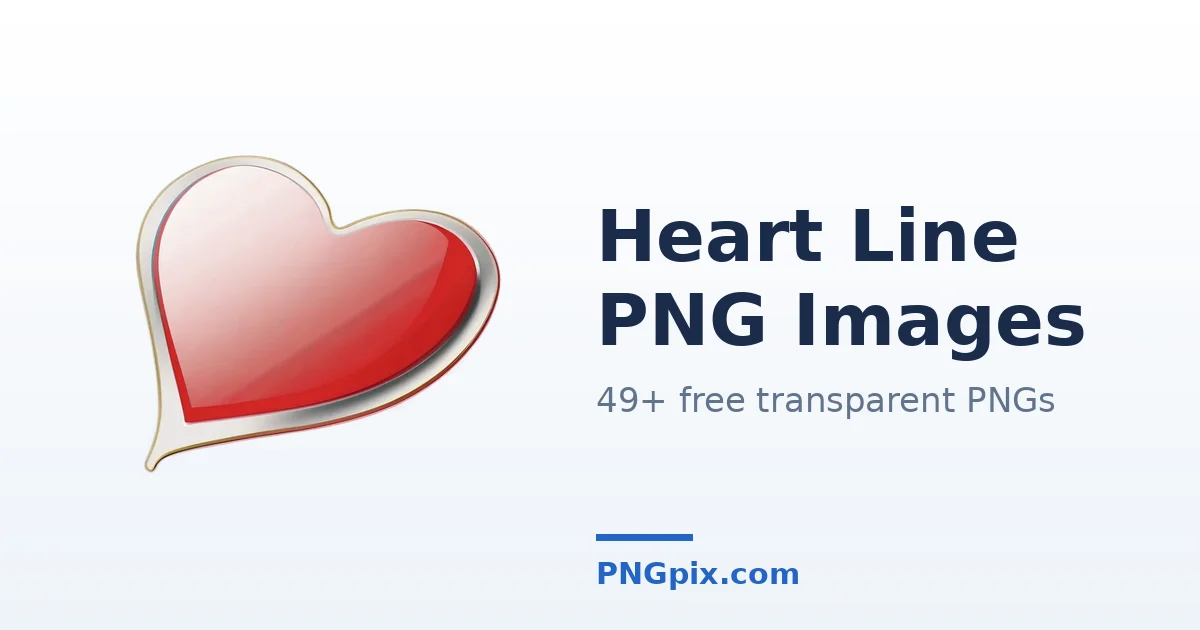 Heart Line PNG images