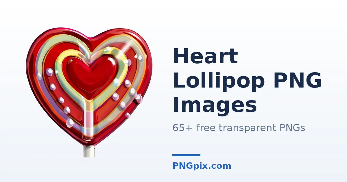 Heart Lollipop PNG images