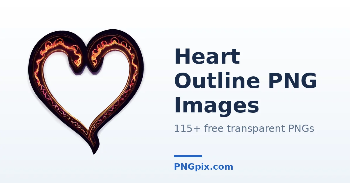 Heart Outline PNG images