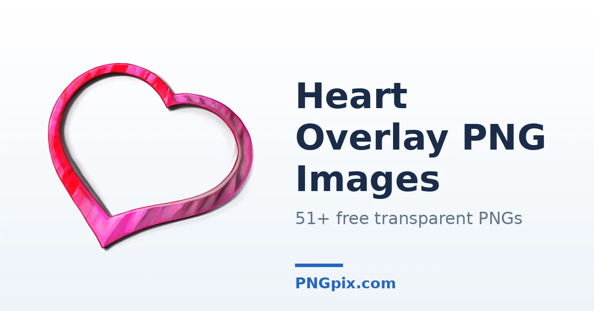 Heart Overlay PNG images