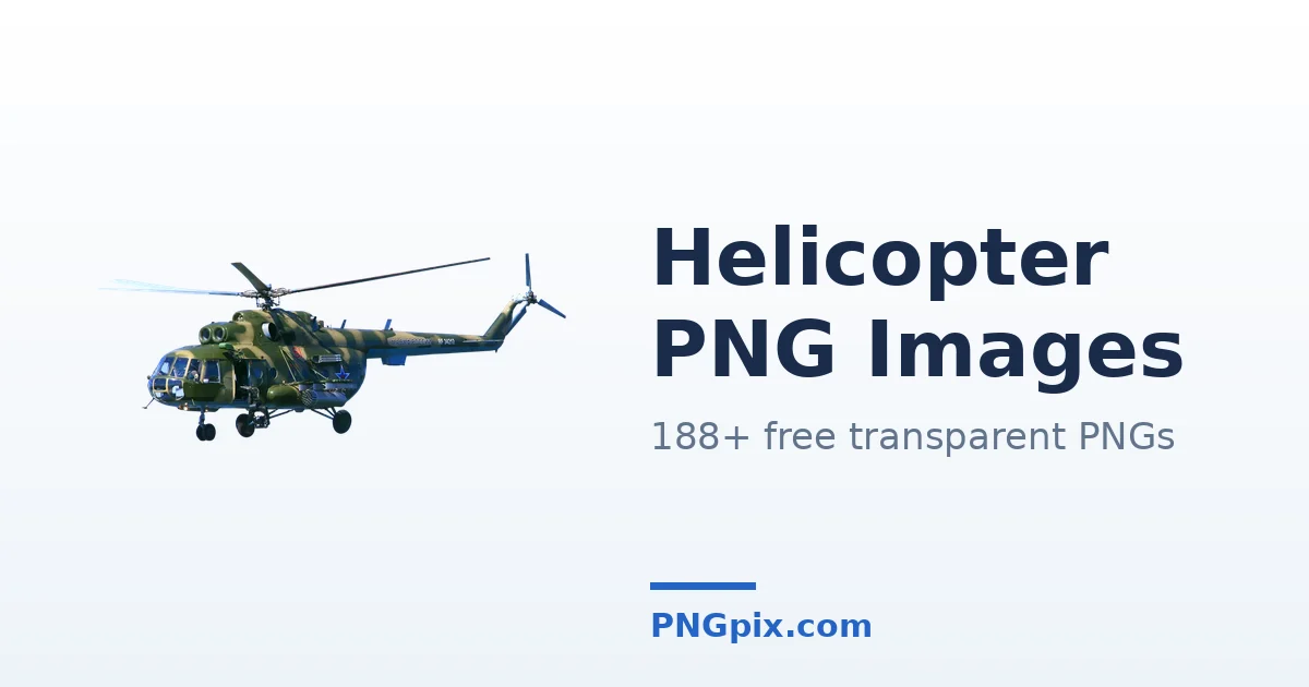 Helicopter PNG images