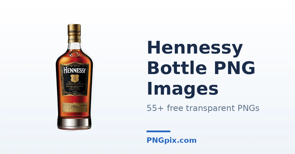 Hennessy Bottle PNG images