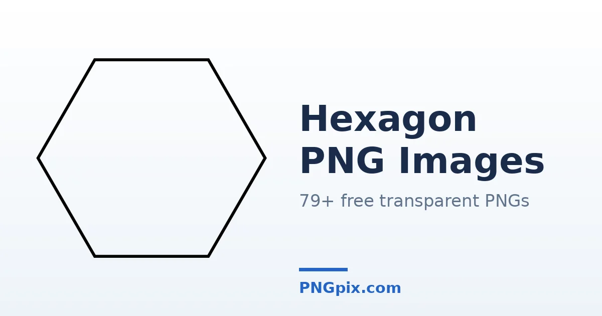 Hexagon PNG images