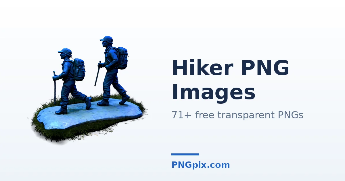 Hiker PNG images