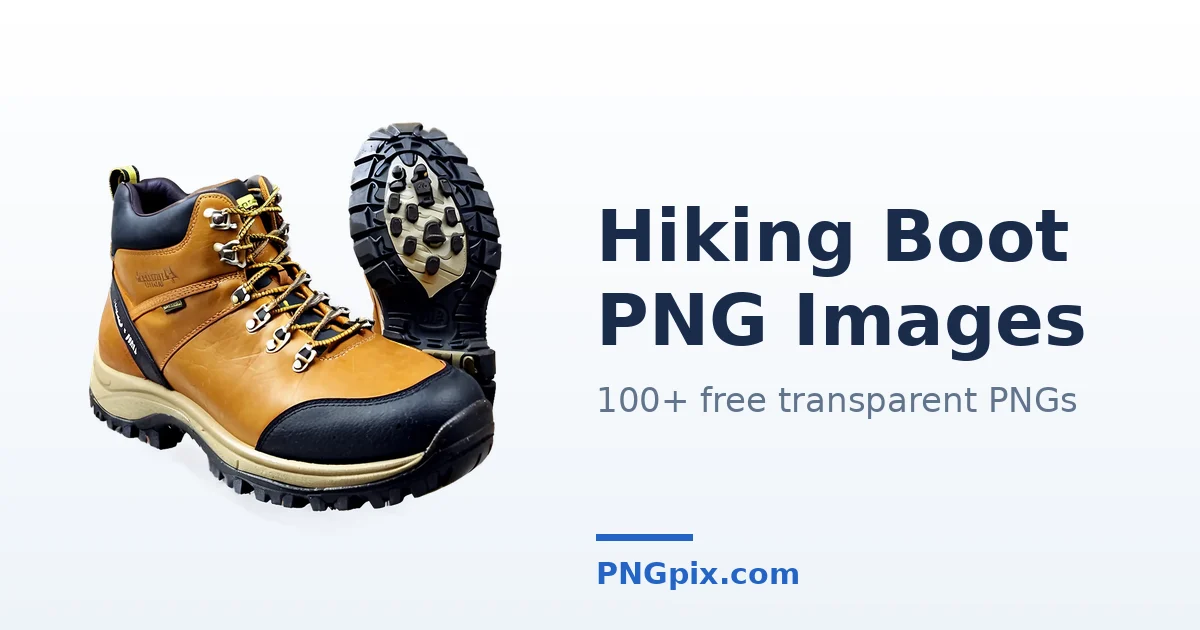 Hiking Boot PNG images