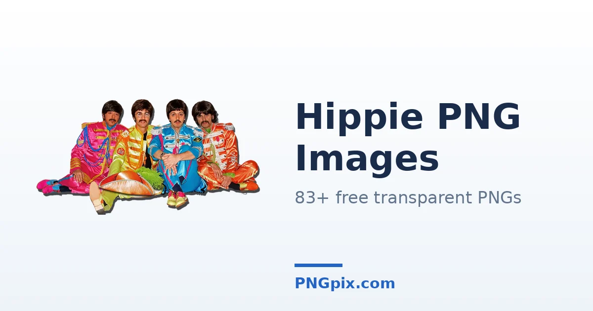 Hippie PNG images