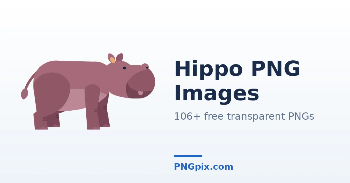 Hippo PNG images