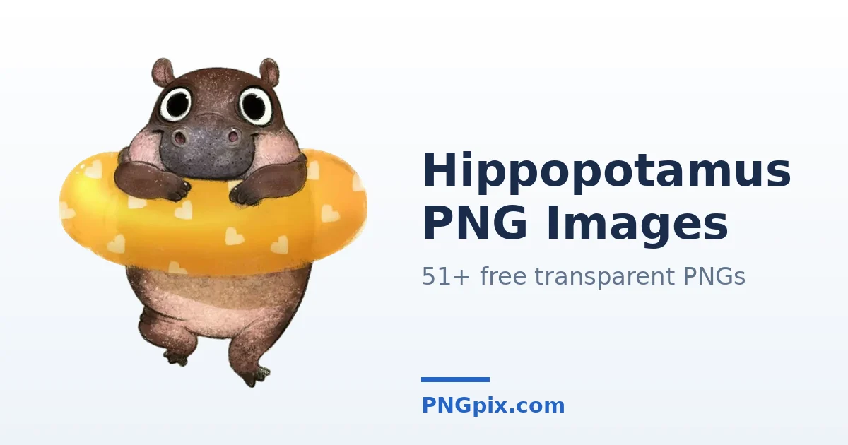 Hippopotamus PNG images