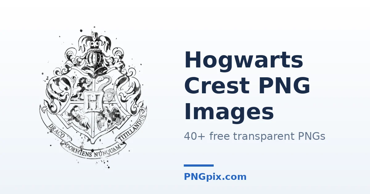 Hogwarts Crest PNG images
